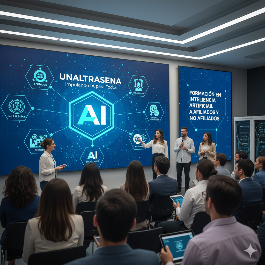 UNALTRASENA impulsa la formación en Inteligencia Artificial con diferentes afiliados y no afiliados
