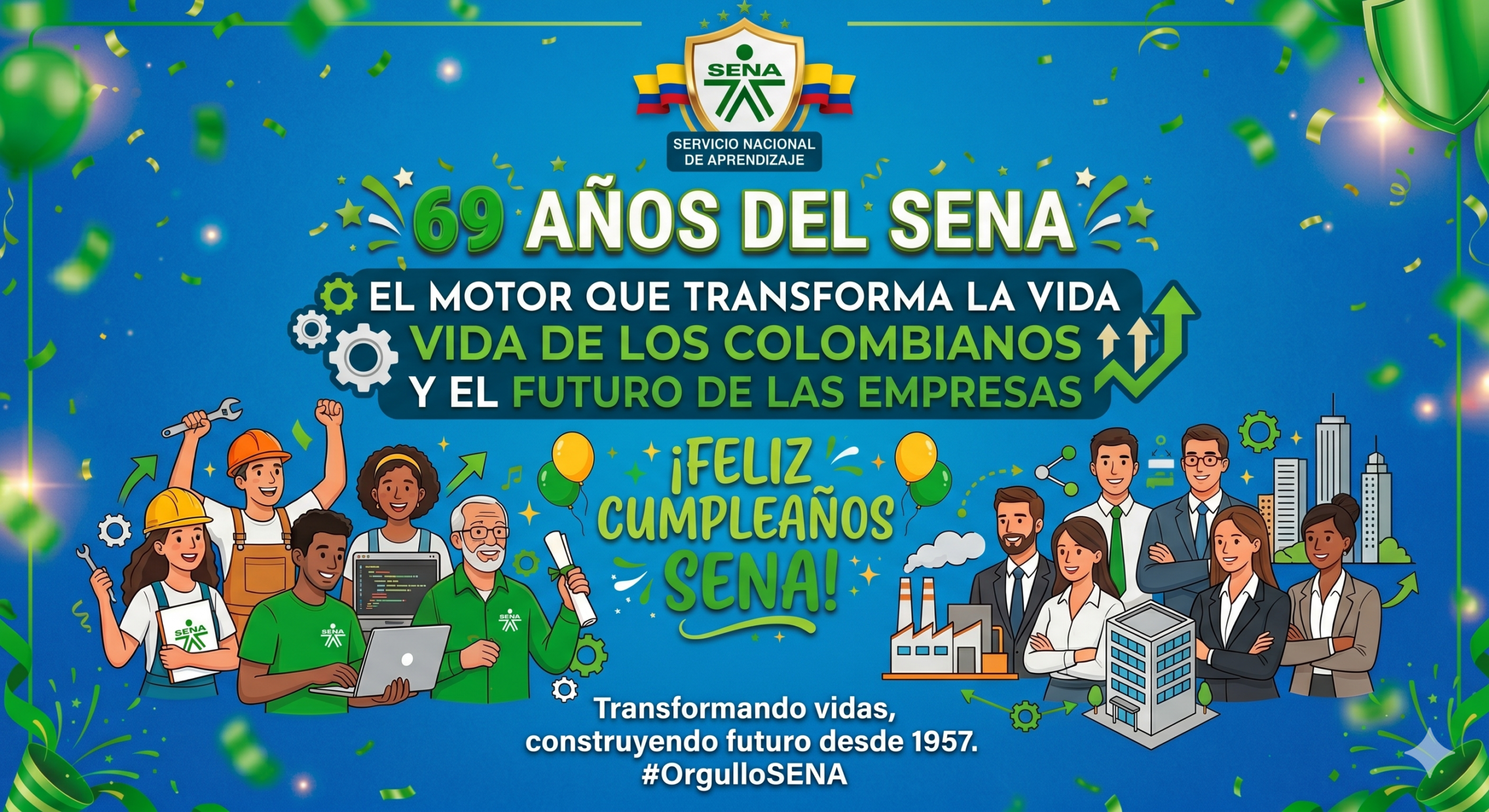 ​69 años del SENA: El motor que transforma la vida de los colombianos y el futuro de las empresas
